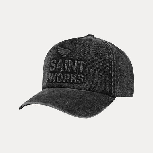 Distressed Denim Cap