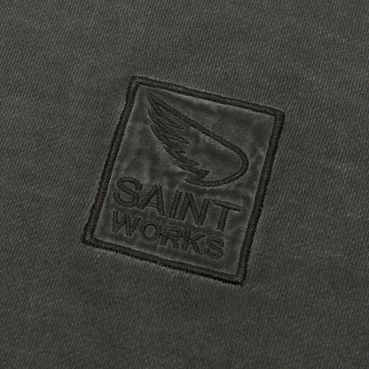 Vintage Fleece Wash Crew Sweat - Charcoal